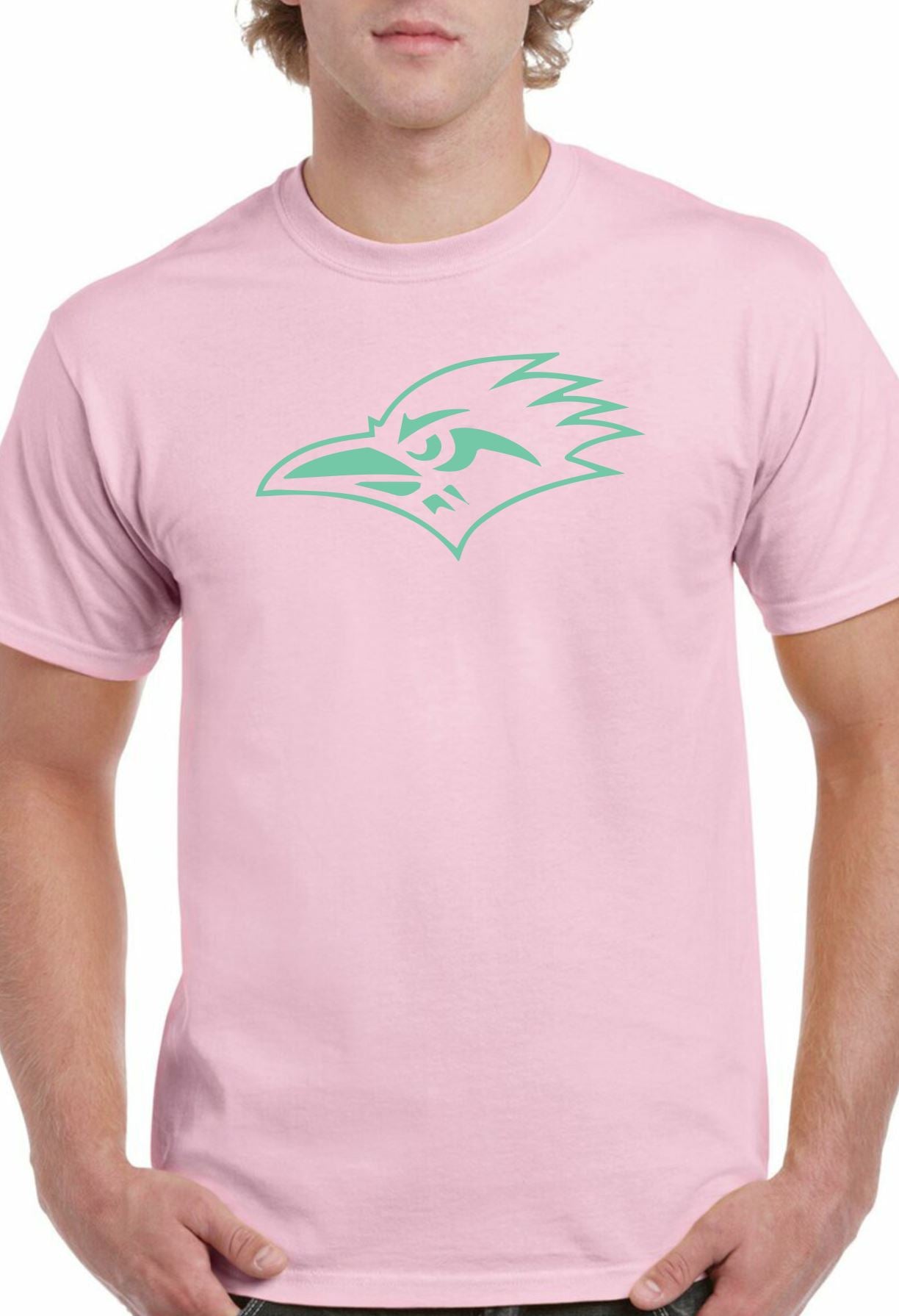 STCS Gold bird logo Gildan Hammer Adult T-Shirt Pink