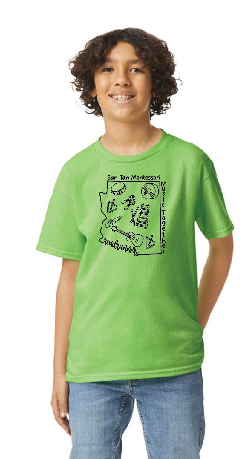 STCS Montessori music together young adult Tees