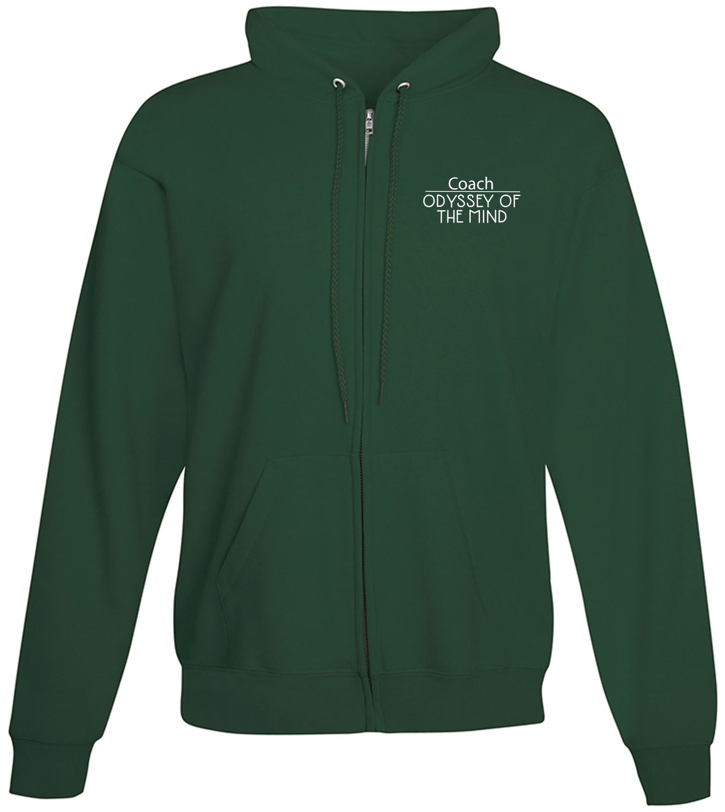 Odyssey of the Mind Hanes® EcoSmart® Full Zip Hooded Sweatshirt