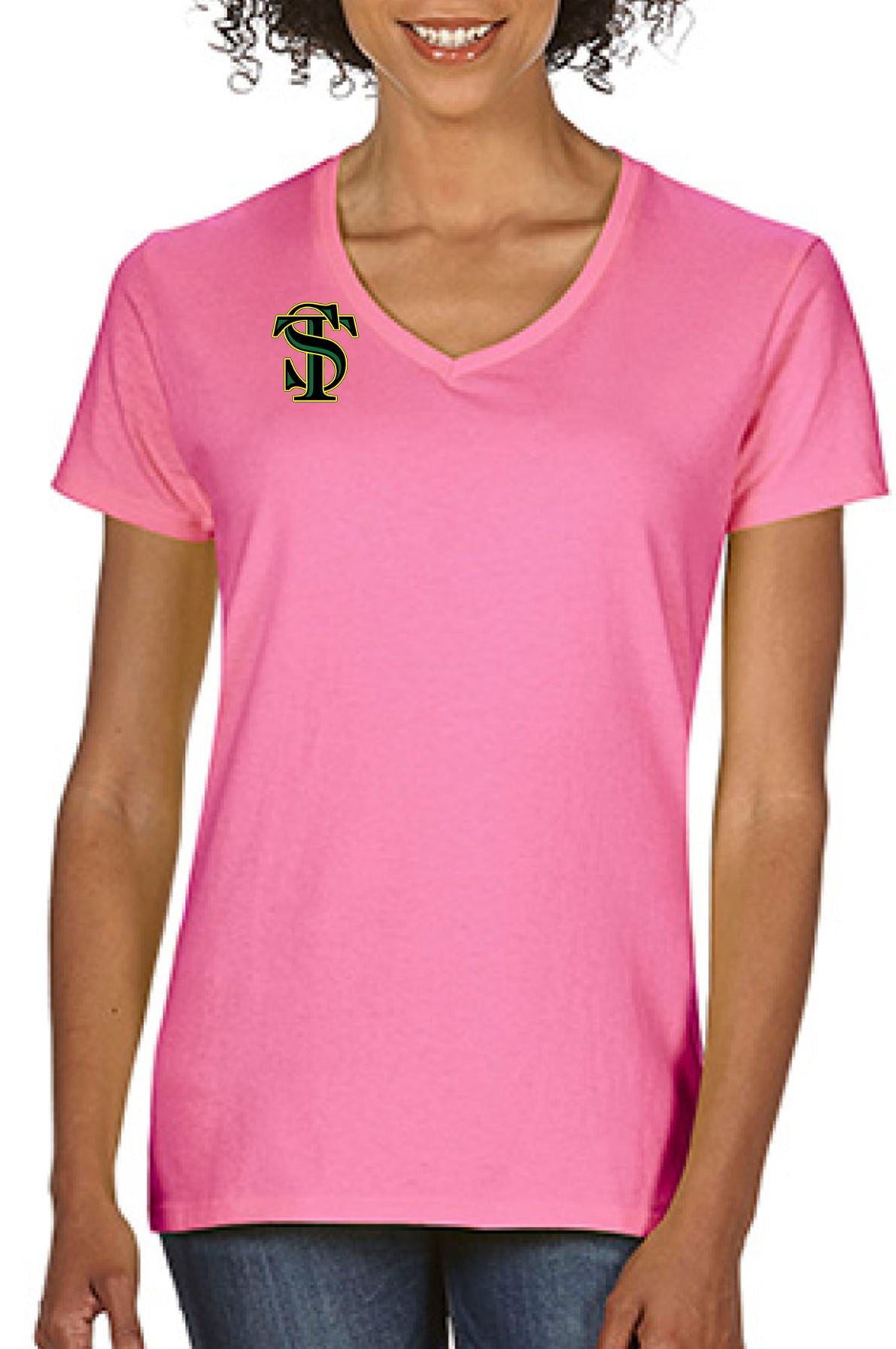 Gildan Heavy Cotton Ladies V-Neck T-Shirt STCS ST