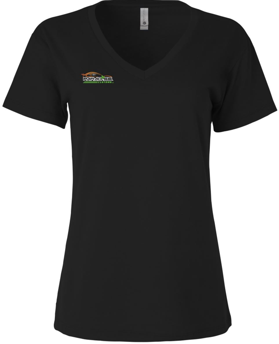 Next Level Apparel Ladies Relaxed V-neck T Paradise Customs – SSTshirt